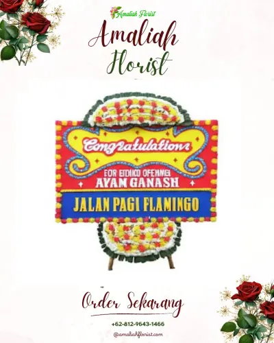 Bunga Papan Congratulation di Batulawang